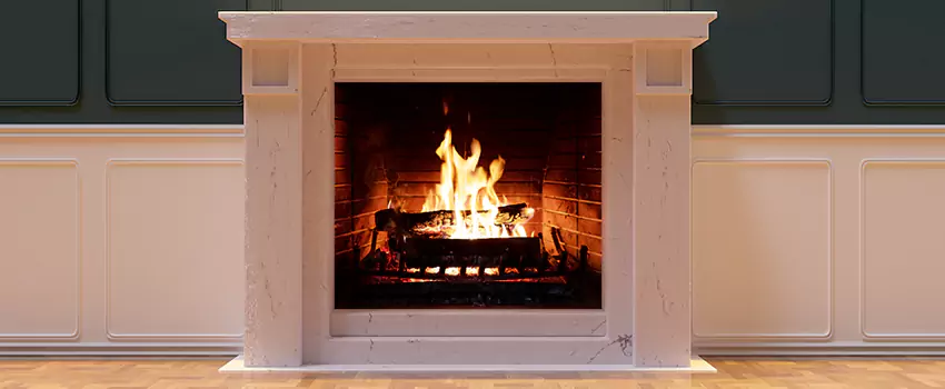 Decorative Electric Fireplace Installation in Desert Hot Springs, California