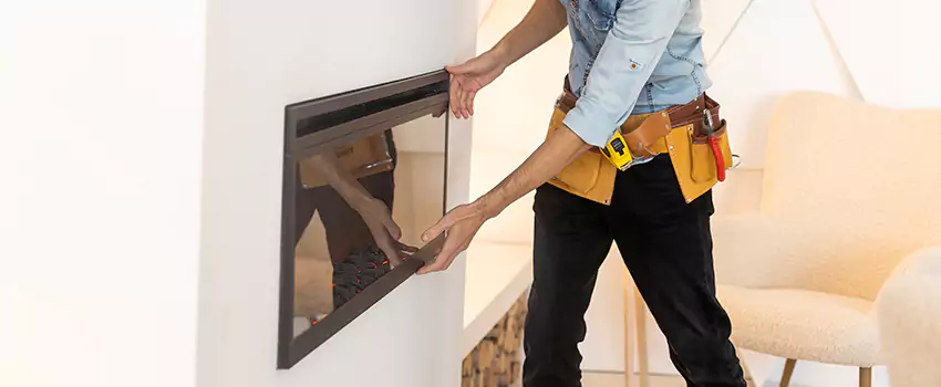 Metal Fireplace Installation in Desert Hot Springs, California